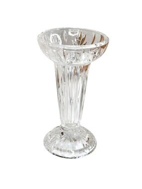 Princess House Lead Crystal Candle Holder / Bud Vase. Made in Germany 8 inch tal